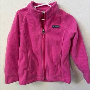 Columbia Kids Pink Full-Zip Fleece Jacket
